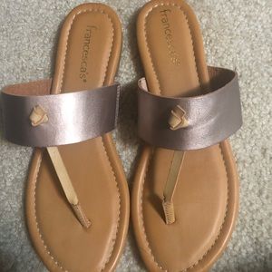 NEVER WORN francescas sandals